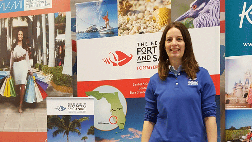 On tour promoting The Beaches of Fort Myers and Sanibel