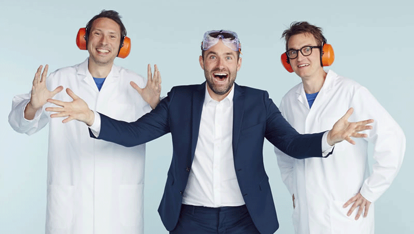 Blue and Creative on prime time TV show